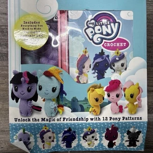 2018 My Little Pony Häkelset mit Buch 12 Pony Muster Twilight Rainbow Dash - Bild 1 von 5