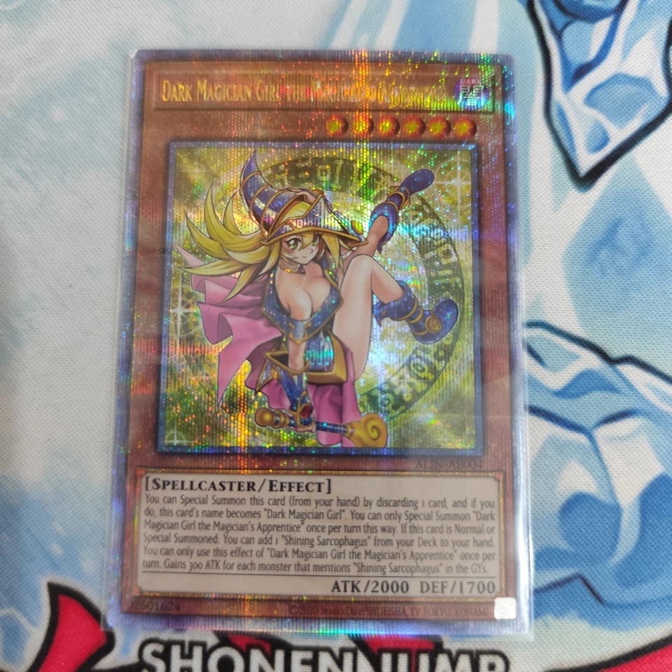 Yugioh Asian English Dark Magician Girl The Magicians's Apprentice ALIN-AE004 - Image 1 of 2