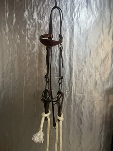PARELLI Auténtico COMPLETO Juego de Bridas Snaffle ~ Riendas Mecate de Jinete ~ Babas - Imagen 1 de 13