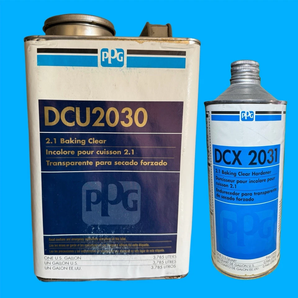 PPG DCU 2030 ♦️2.1 TRANSPARENTE PARA HORNEAR + ENDURECEDOR DCX 2031 ♦️1 GAL + 1 QT♦️ENVÍO GRATUITO♦️ Foto 1 de 1