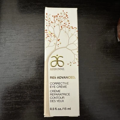 NUEVA Crema Correctora Avanzada para Ojos Arbonne RE9 Tamaño Completo 0,5 oz/15 ml DESCONEXIÓN. Foto 1 de 4