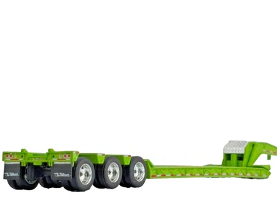 1/64 DCP LIME GREEN TALBERT TRI AXLE LOWBOY TRAILER - Image 1 of 4