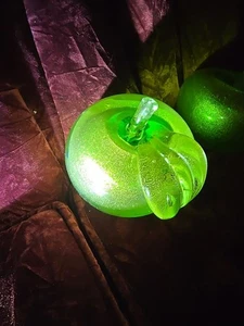 Murano Apple Buchstützen 1 Paar UV Reaktiv - Bild 1 von 11