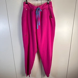FIGS Women's Technical Collection Pink Jogger Scrub Pants Size Medium - Picture 1 of 9