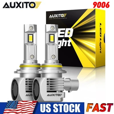 AUXITO 9006 LED Headlight Bulb White High Low Beam Conversion Kit 20000LM Bright - Image 1 of 4