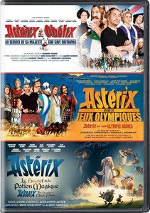 Asterix 3-Films God Save Britannia Jeux Olympiques Secret magic (Bilingual) DVD - Picture 1 of 2