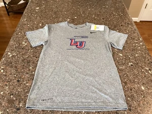 Liberty University Flames Nike DriFit (FB Bowl) Shirt Men’s Small Gray NWT - Picture 1 of 14