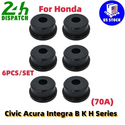 Buje de repuesto Civic Acura Integra serie B/K/H 70A para Honda 6 piezas para Hasport Foto 1 de 4