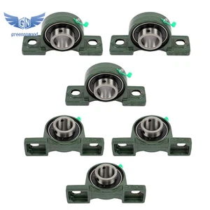 6 Stück UCP208-24 Stehlager montiert Kugellager 1/2" Bohrung Gusseisen Basis - Bild 1 von 10