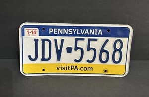 Pennsylvania License Plate — JDV 5568 VISIT PA.COM — Great Condition !! - Picture 1 of 24