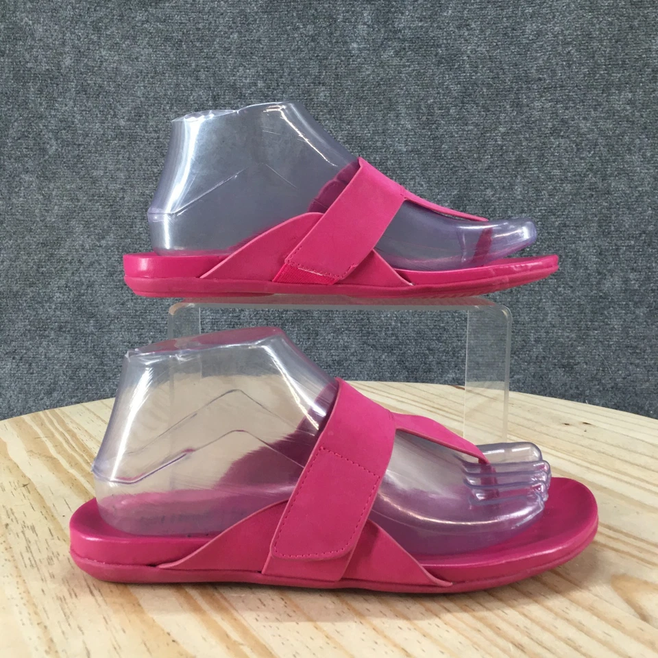 NUEVAS Sandalias Naturalizer para mujer 7.5 M Genn-Twirl Casual Slip On Tanga Flats Rosa Foto 1 de 4