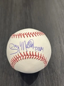 Gary Matthews Autographed Baseball - NL ROY 1973 - TriStar Certified Signed - Picture 1 of 2