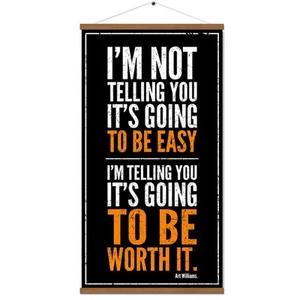 NOFICHE Arthur Williams Inspirational Print Quote Poster Motivational Positive - Picture 1 of 7