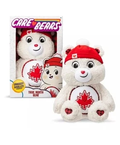 New Care Bears 14" Inch True North Bear Canadian Bear - White Plush - See Pics - Picture 1 of 4