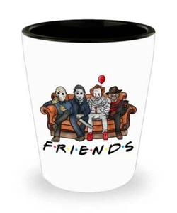 FRIENDS Halloween Shot Glass HALLOWEEN Funny Shot Glass Gift, Halloween Friends! - Picture 1 of 1