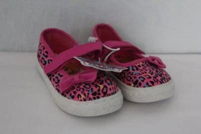 NUEVO Zapatos Tenis Niñas Pequeñas Talla 5 Rosa PAW PATROL Mary Janes Estampado Leopardo Foto 1 de 4