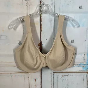 Meleneca Biege Underwire Bra Style E030 Lined Back Close Wide Strap Sz 38E NWT - Picture 1 of 15