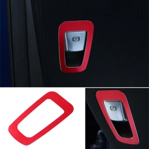 P File Electronic Handbrake Trim For Benz C E GLC Class W205 W213 15-21Alloy Red - Bild 1 von 8