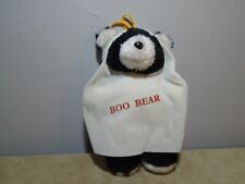 VINTAGE ACME TEDDY GHOST BOO BEAR 7.5” PLUSH KOREA (MA337) NEEDS SOME CLEANING