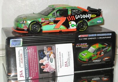 2011 DANICA PATRICK #7 GODADDY.COM FLASHCOAT COLOR AUTOGRAPHED Car W/JSA COA - Image 1 of 4