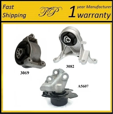 3 piezas de montaje de transmisión para Chevy Equinox/Pontiac Torrent 2007-2009 3,4 L - automático Foto 1 de 4