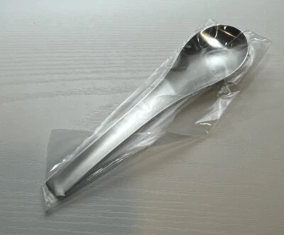 Cuchara de sopa de acero inoxidable vintage Georg Jensen Blue Shark 6.75" NUEVA Foto 1 de 4