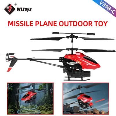 Wltoys V398-C RC Helicopter  2.4G 6-Axis Gyro Pressure launch Missiles Aircraft - Image 1 of 4