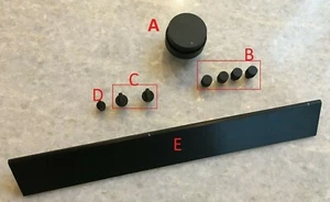 REPLACEMENT PARTS: YAMAHA RX-900U Stereo Receiver Knobs/Dials/Plate - Picture 1 of 1