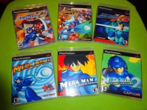 EMPTY Replacement CASES! Mega Man Legends 1 + 2 x4 x5 x6 8 PS1 Playstation 1 - Picture 1 of 5