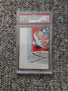 1973 Topps Wacky Packages 1st Series Puzzle Gadzooka (Top Left) PSA 5 - Picture 1 of 2