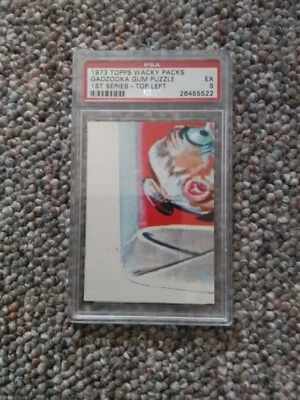 1973 Topps Wacky Packages 1st Series Puzzle Gadzooka (Top Left) PSA 5 - Image 1 of 2