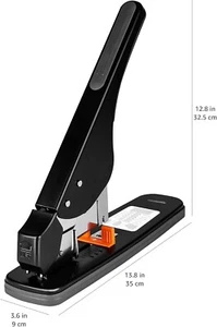 Amazon Basics Cucitrice Resistente Senza Sforzo, 130 Fogli - LEGGERMENTE USATA - Foto 1 di 5