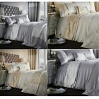 Catherine Lansfield Luxor Jacquard Gold or Silver Duvet Cover Set !!CLEARANCE!!!