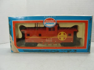 VTG Model Power Santa Fe Caboose HO Scale Train Car w/ Original Box - Picture 1 of 4