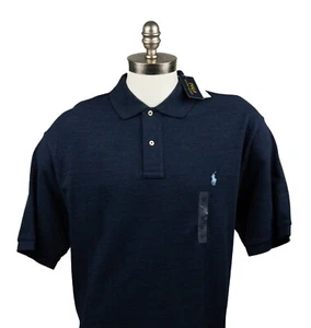 Polo Ralph Lauren Men's Big & Tall Classic Soft Pony Polo Shirt Grey Blue NWT - Picture 1 of 3