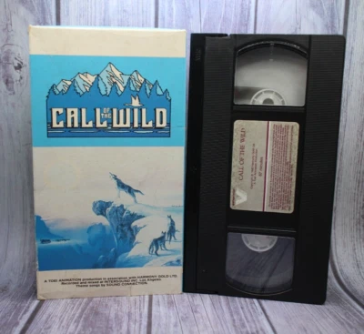 RARE Call of the Wild VHS Tape Cartoon ANIME Vestron TOEI Animation - Image 1 of 3