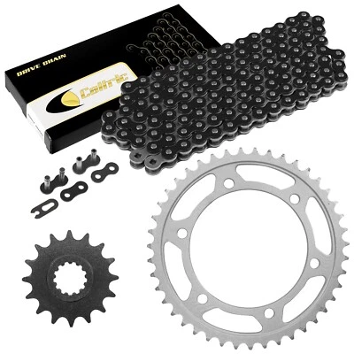 Black Drive Chain And Sprocket Kit for Yamaha YZF-R1 1998-2003 530-Chain Type - Image 1 of 4