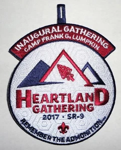 Parche participante SR-9 2017 Gathering con bucle - Coosa Alibamu Aracoma Egwa Mowogo - Imagen 1 de 1