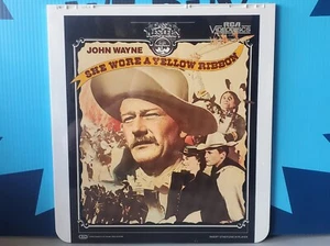She Wore A Yellow Ribbon CED NEW RCA Videodisc 1976 John Wayne Ford Western - Picture 1 of 7