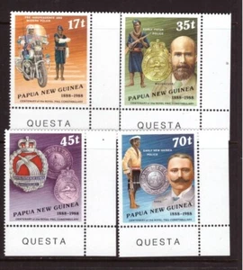 Conjunto de sellos de policía de Papúa Nueva Guinea 1988 como nuevos MNH - Imagen 1 de 1