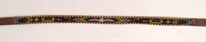 VINTAGE WAMPUM CHILDREN'S SOUTHWESTERN STYLE BEADED BELT & BUCKLE ~ AWESOME - Picture 1 of 6