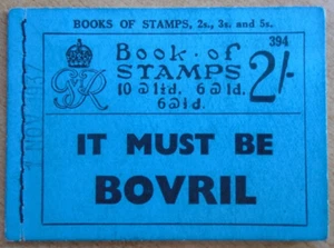 BD11 AVC Cancelled Type 33P George VI 1937 2/- Stitched Booklet Edition 394. - Bild 1 von 7
