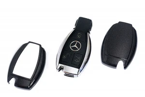 Funda protectora negra con llave remota para Mercedes Benz tapa de protección arranque - Imagen 1 de 4