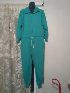 Vintage Freestyle Bodysuit One Piece Full Outfit Green With Pockets - Picture 1 of 11