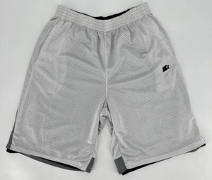 Vintage Starter Shorts Boys XL 14-16 Basketball Reversible Athletic Black White - Picture 1 of 14