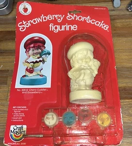 Vtg Strawberry Shortcake Paint By Numbers 1980 Cherry Cuddler And Gooseberry - Picture 1 of 3