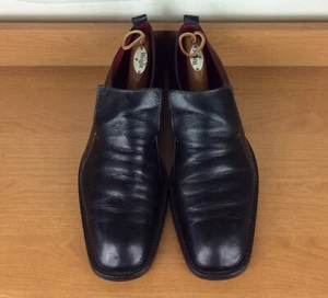 Zapatos de vestir GORDON RUSH para hombre suaves negros informales mocasines sin cordones talla 10,5 M - Imagen 1 de 12