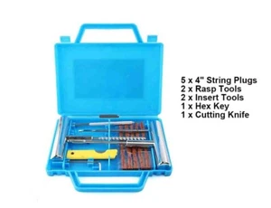 Tire Repair Kit Puncture Fix Tools Plug Rasper, Probe Needle, Seals - Picture 1 of 5
