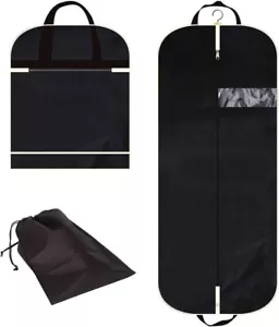 54" Garment Bag with Extra Large Pockets for Travel, Gusseted Suit Cover Mens... - Picture 1 of 7
