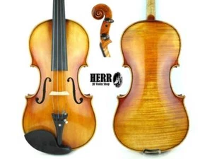 HR400 (HERR) 1901, traje de violín 4/4 tamaño completo hecho a mano, cuerdas Pirastro Tonica - Imagen 1 de 5